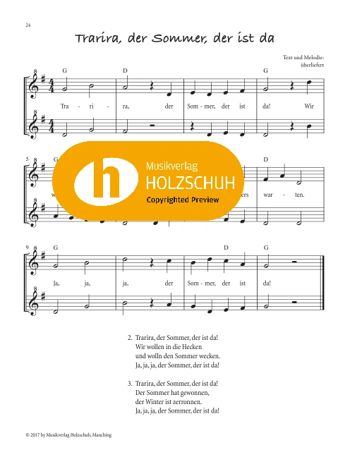 Trarira, der Sommer, der ist da